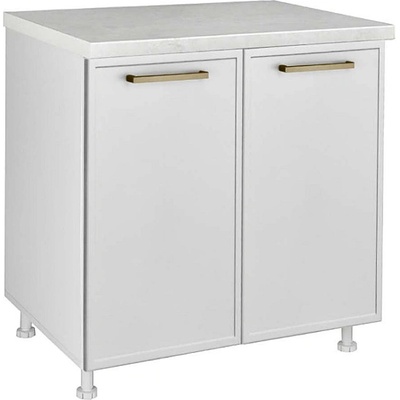 Matis Кухненски шкаф долен с две врати alba d80 бяло