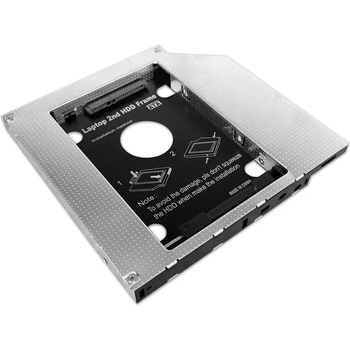 MAKKI кади за лаптоп Laptop Caddy 12.7mm SATA3 with LED/switch MAKKI-CADDY-127-LS (MAKKI-CADDY-127-LS)