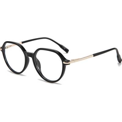 Techsuit Очила за компютър Techsuit Premium Anti-Blue Light Glasses Reflex PC (TM1062) - унисекс, Browline - Черни