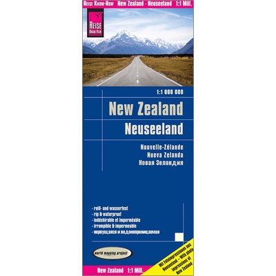 mapa New Zealand 1:1 mil. voděodolná