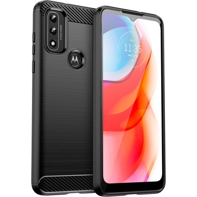 HQWear Carbon Case Гъвкав Кейс за Motorola Moto G Play 2022 black (9145576255148)