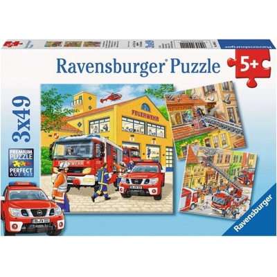 Ravensburger Záchranáři 3 x 49 dílků