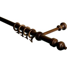 HEBR Garnýž dřevěná ořech 300 cm