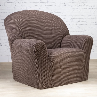 Nueva Textura potah na křeslo strečový Niagara tabákový 70 - 110 cm – Zboží Dáma