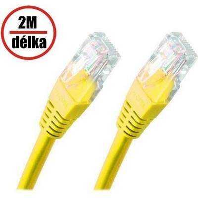 Lynx CS PK-UTP5E-020-YL Patch, Cat5E, UTP, 2m, žlutý