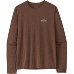 Patagonia Мъжка спортна тениска Patagonia L/S Cap Cool Daily Shirt Cloud Crag Sport shirt - Berm Brown / Light Berm Brown X-Dye - размер XS (216-8005-0411)