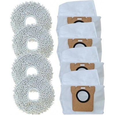NipponCEC Dreame Bot L10 Pro Plus mopovací textilie a sáčky 4 + 4 ks