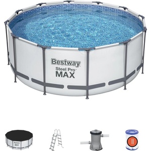 Bestway Басейн Bestway Steel Pro MAX 56420, Ø366 х 122 см с филтърна помпа
