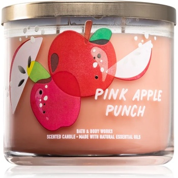 Bath & Body Works Pink Apple Punch ароматна свещ 411 гр