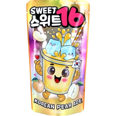 Sweet16 Korean Pear ADE Zero Sugar 200 ml
