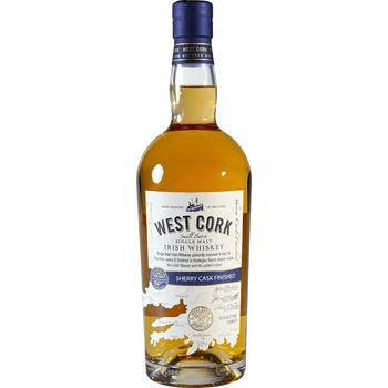 West Cork Single Malt Sherry Cask Finish 12y 43% 0,7 l (holá láhev)