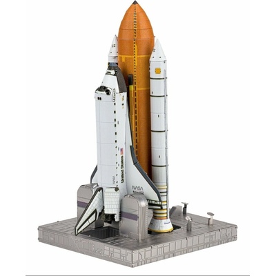 Metal Earth Luxusná oceľová stavebnica Štartovacia sada raketoplánu