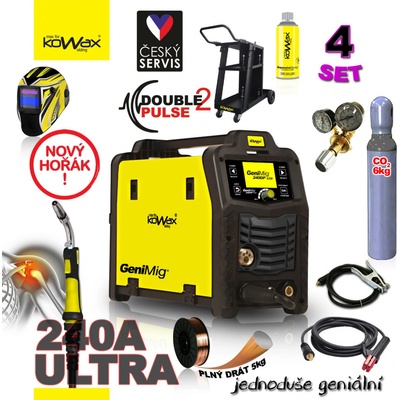 Kowax GeniMig 240DP LCD MIG/MAG/LiftTIG/MMA – Zboží Mobilmania