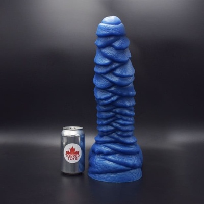 Topped Toys Mordax 135 Blue Steel prémiové silikonové dildo 41 x 10,9 cm