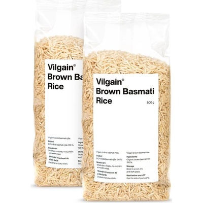 Vilgain Basmati rýže hnědá bio 2 x 0,5 kg