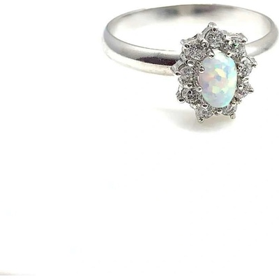 Šperky Jan Kos jewellery Stříbrný prsten s opálem 32103959