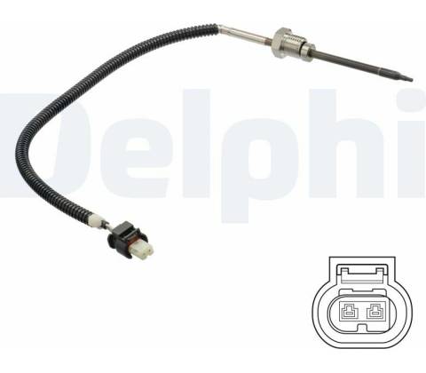 Snímač teploty výfukových plynov DELPHI TS30157