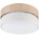 LAMKUR Плафон SIRJA DOUBLE BOHO 2xE14/15W/230V, диаметър 35 см, бежово/кремаво (LA59754)