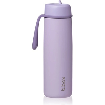 b.box Stainless Steel Thermos Bottle термобутилка със сламка Lilac Love 690ml