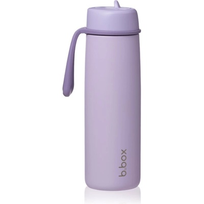 b.box Stainless Steel Thermos Bottle термобутилка със сламка Lilac Love 690ml