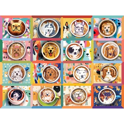- Puzzle Puppy Lattes - 275 piese