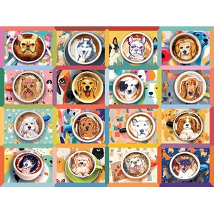Cobble Hill - Puzzle Puppy Lattes - 275 piese
