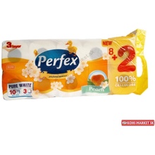 Perfex pure white Broskyňa 3-vrstvový 10 ks