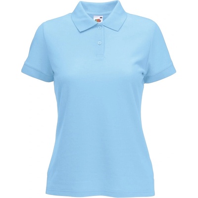 Fruit of the Loom Polokošile Lady-Fit 65/35 Polo krátký rukáv dámská COT-16321241000 Modrá nebesky