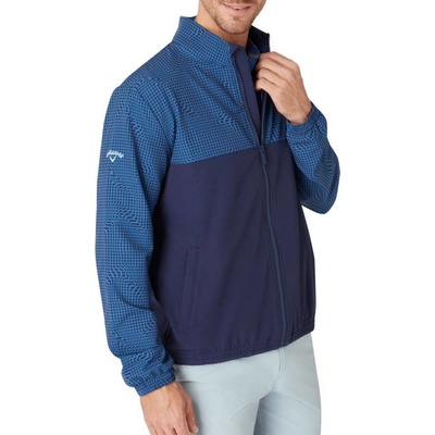 Callaway Golf LS BLOCKED WIND PEACOAT modrá