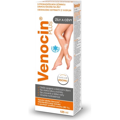 Venocin Plus žíly a cévy 125 ml
