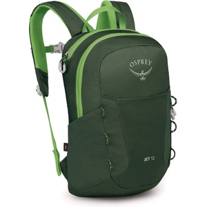 Osprey Детска детска раница Osprey Kid's Jet 12 Kids' backpack - Green Canopy / Limeline Green - размер One Size (508-0704-0211)