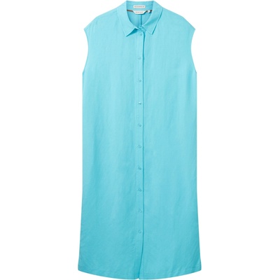 Tom Tailor Рокля тип риза синьо, размер 40