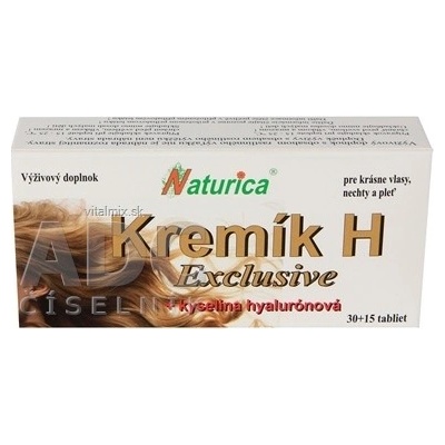 Naturica Křemík H Exclusive Kyselina hyaluronová 45 tablet