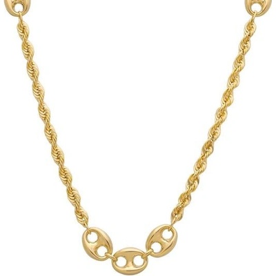 Zlaton Řetízek žluté zlato s dekorativními články 000152312228