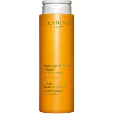 Clarins Aroma Tonic Bath & Shower Concentrate povzbuzující sprchový gél s esenciálními oleji 200 ml