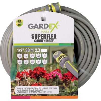 Gardex Tools Маркуч градински SUPERFLEX 1/2" , 30m, 2.3mm GX (404901)
