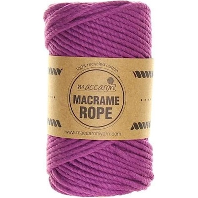 Maccaroni Rope 4 mm fuchsiová 506
