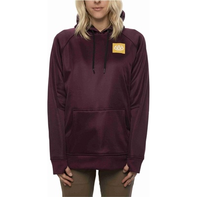 686 Wm Cora Bonded Flc Plovr Hoody Plum