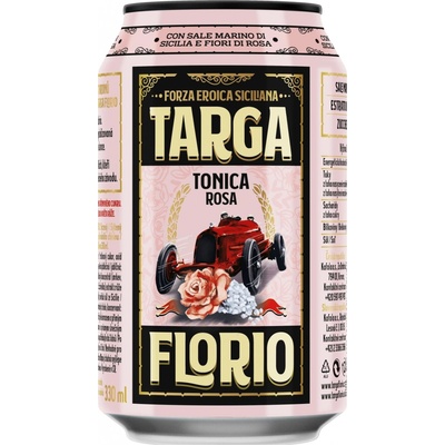 Targa Tonic Targa Florio růžový plech 24 x 330 ml