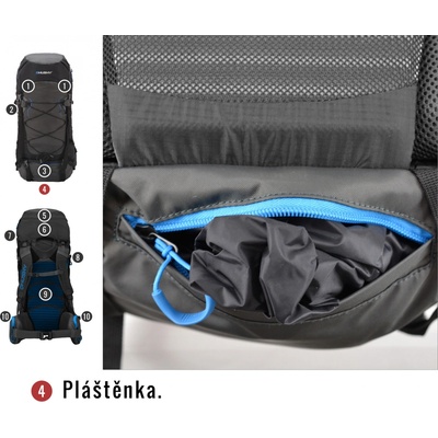 Husky Ribon 60l černá