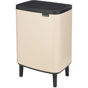 Brabantia Кош за боклук Brabantia Bo Small Hi 1010462, 12 л, Плавно и безшумно отваряне, Противоплъзгаща основа, Бежов (1010462)