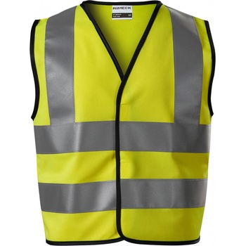 Malfini Rimeck 9V497 HV Bright Bezpečnostná vesta detská reflexná žltá