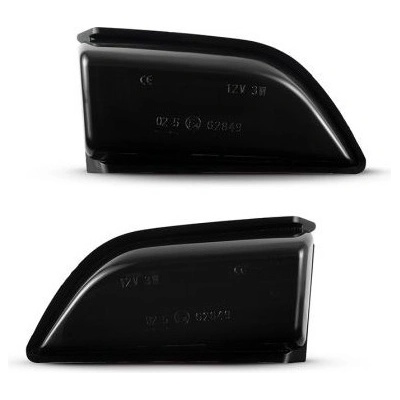 Диодни мигачи за странични огледала за Volvo XC60 (2008-2013) - опушени с бягащ мигач