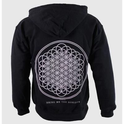 ROCK OFF Bring Me The Horizon Flower Of Life zip černá