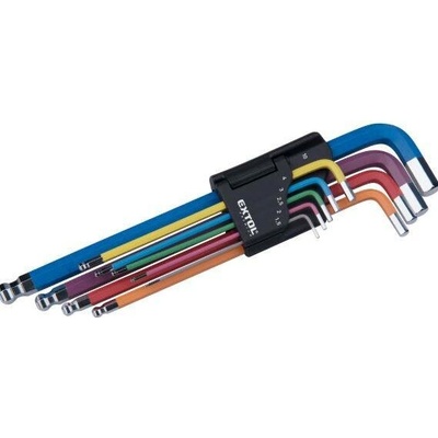 Extol Premium sada prodloužené barevné 9ks 8819316