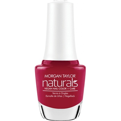 MORGAN TAYLOR naturals lak na nechty - Radiant In Red 15ml