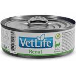 Farmina Vet Life Renal - пълноценна диетична консерва за котки за подпомагане на бъбречната функция в случай на хронична или временна бъбречна недостатъчност - 0, 85 кг, Италия - PVT085003