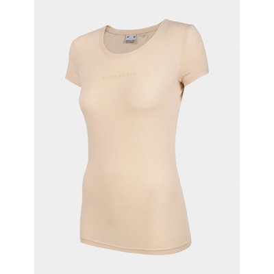 4F H4L22 TSD029 Dámske tričko BEIGE