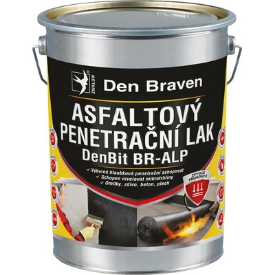Den Braven DenBit BR-ALP asfaltový penetrační lak, 4,5 kg
