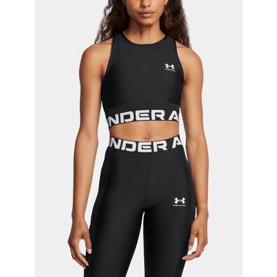 Under Armour HeatGear Rib Tank BLK 1388694 001 – Zboží Dáma